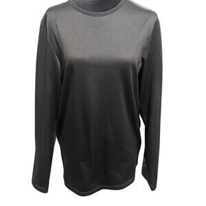 Gold Medal Black Long Sleeve Performance Top – Size L – 100% Polyester